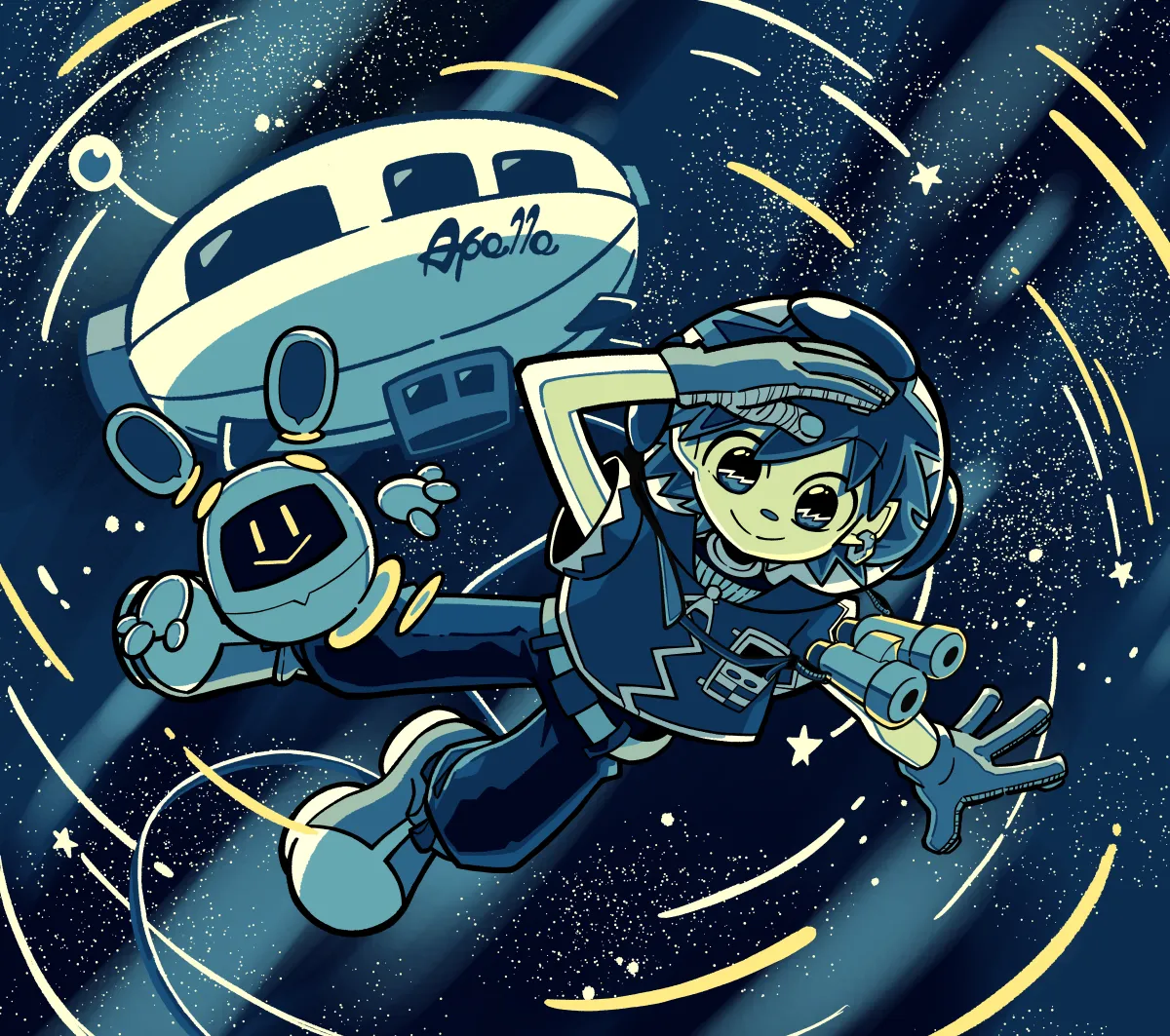 いゔどっと様オリジナル楽曲「ベントラ」MVイラスト : 2025.04