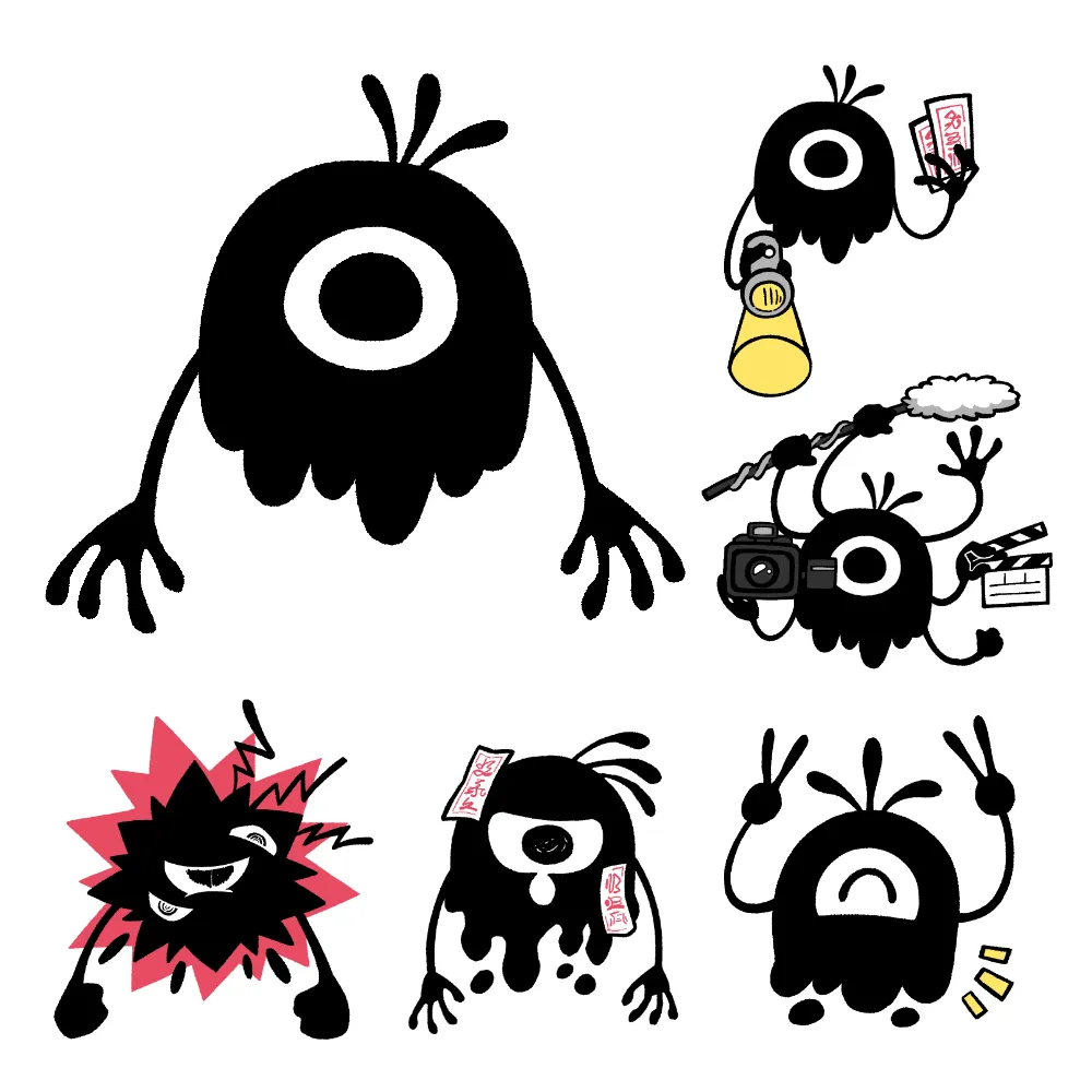 コワゾー@怖くてゾッとする体験型ホラー 「コワゾーくん」キャラクターデザイン